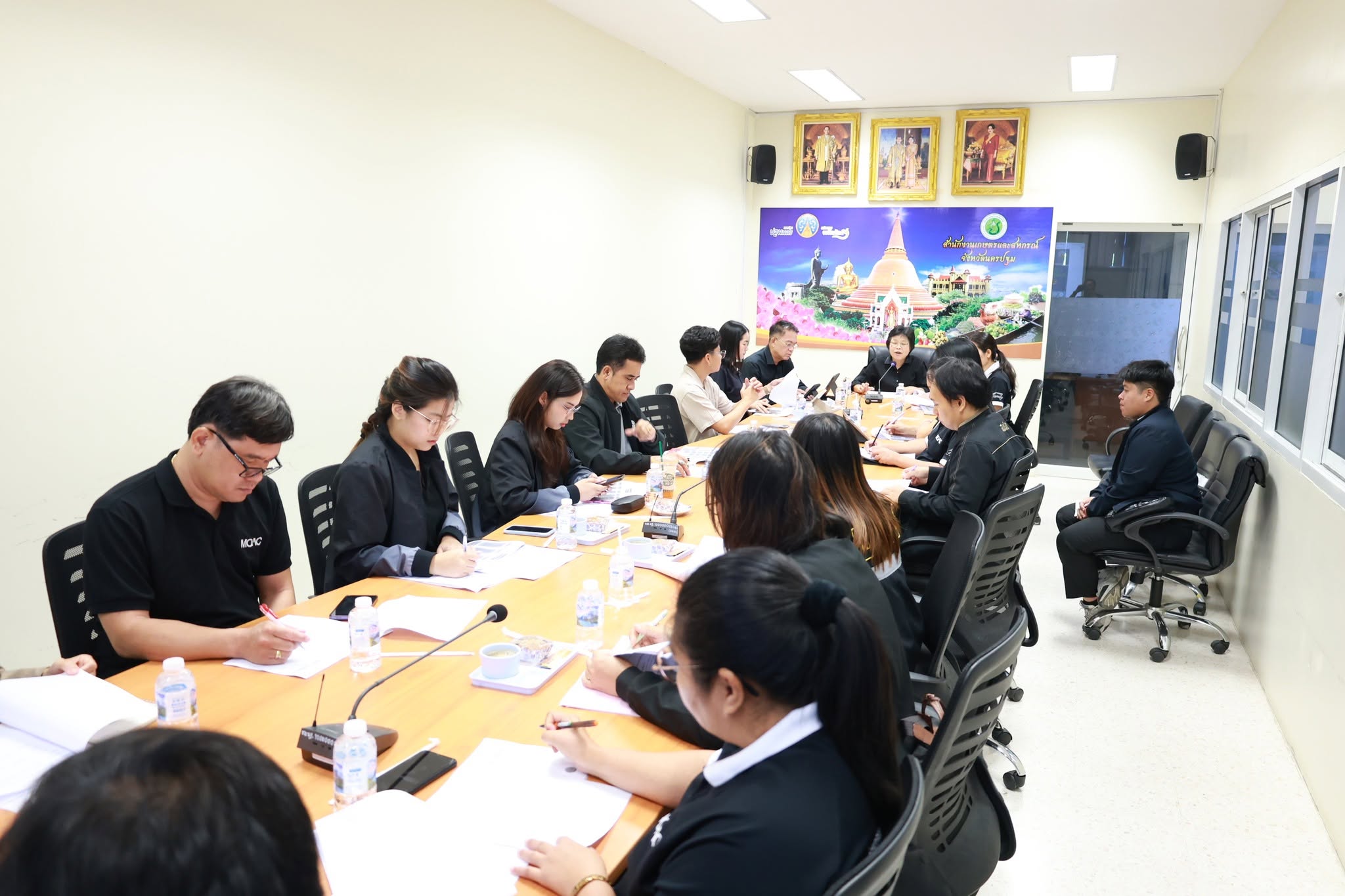 title -  ส.ป.ก.นครปฐม เข้าร่วมการประชุมหารือเพื่อจัดทำข้อมูล  สำหรับการวางแผนงานจังหวัดแบบบูรณาการ Province Data Dashboad